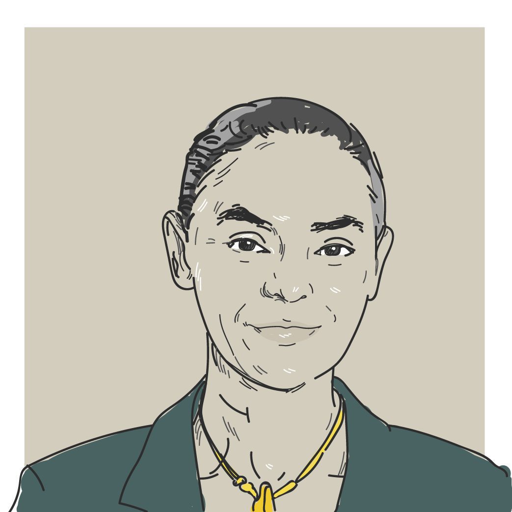 Ilustração digital da candidata a presidência Marina Silva
