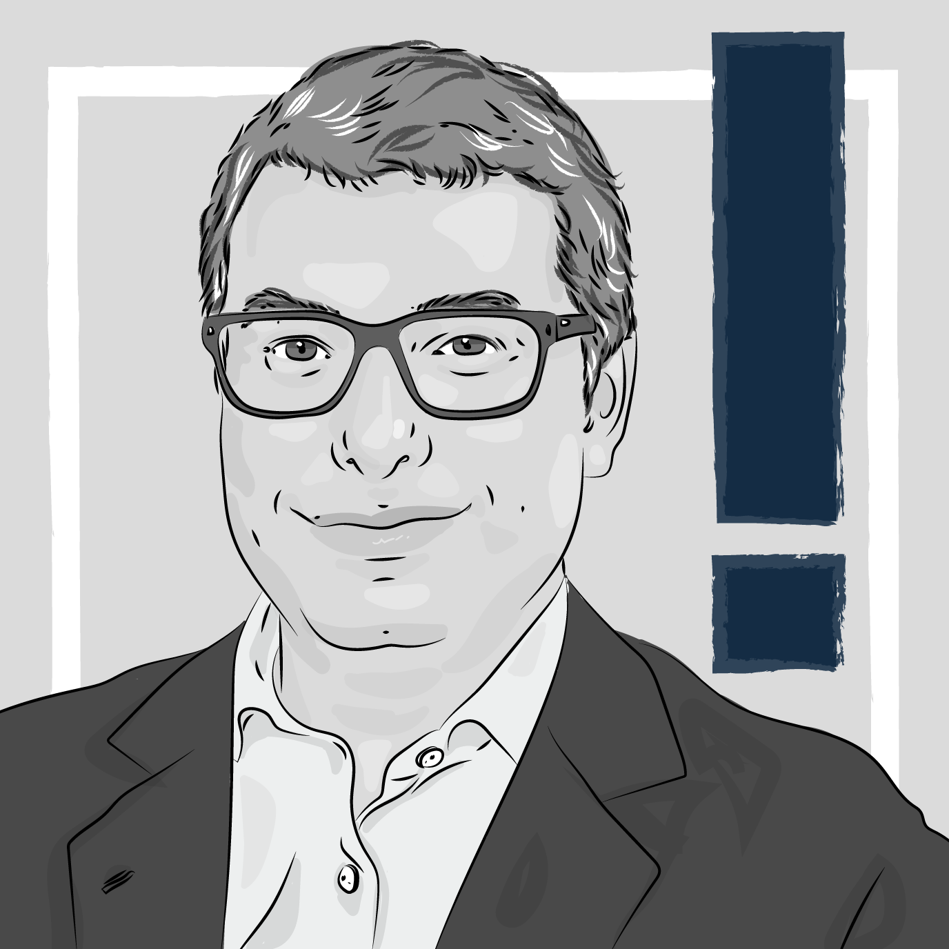 Ilustração do articulista Roberto Haddad, em texto sobre ESG e private equity