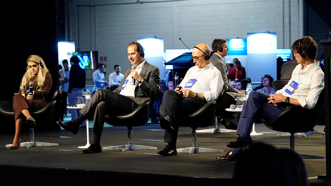 Maximo Lima, da HSI, e Fabio Mazzeo e Cesare Rivetti, da Fram Capital